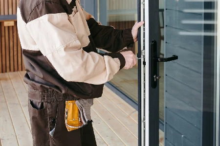 Cleaning And Polishing Glass Door Installation in South Bradenton, FL